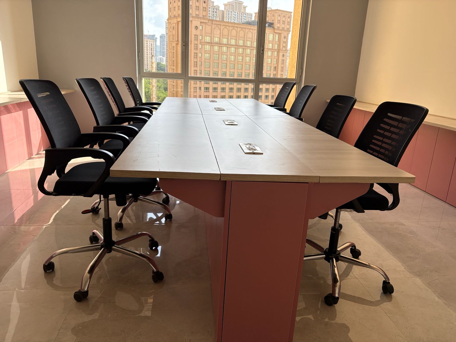 Conference room at Saviar coworking space